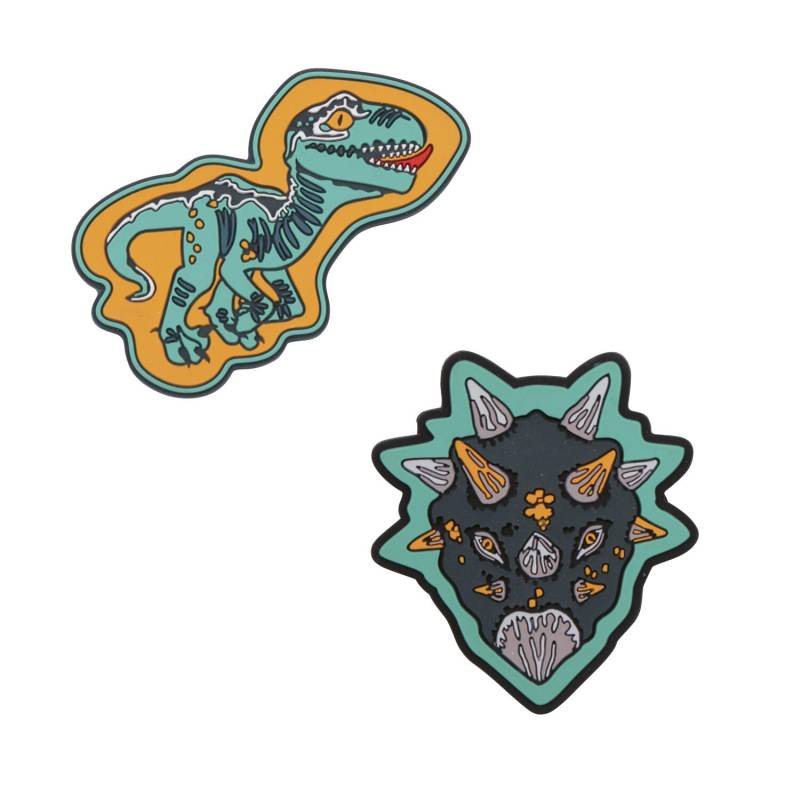 DerDieDas - DerDieDas Wechselbuttons, 2tlg. Dino Time von DerDieDas