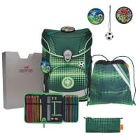 DerDieDas ErgoFlex Easy Schulranzen-Set 5tlg Soccer Green von DerDieDas