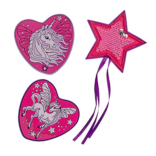 DerDieDas Wechselbuttons 3-TLG. Pretty Unicorn von DerDieDas
