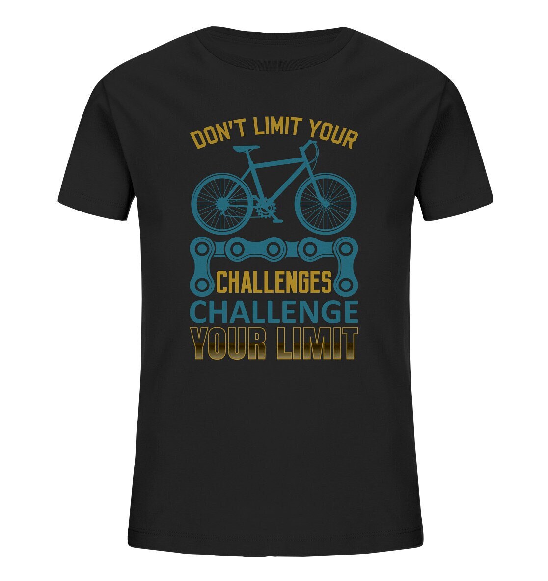 Fahrrad Don't Limit Your Challenges Challenge Bio Vegan 98 Bis 164 von DerFaunXXL