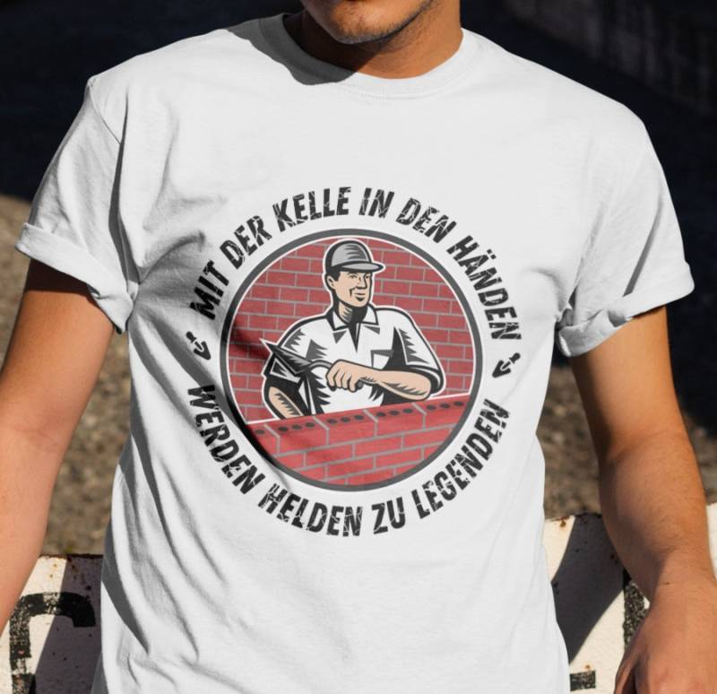T-Shirt Maurer | Bauarbeiter Handwerker Lustiger Spruch von DerFaunXXL