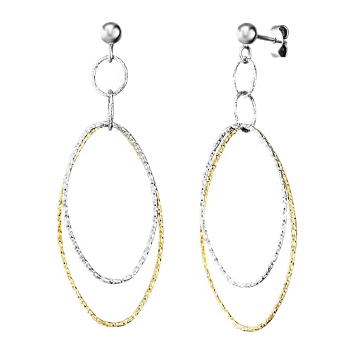 Der Kettenmacher Fantasy Damen Ohrstecker 925/- Sterling Silber 5,6cm Diamantiert mehrfarbig 148220005 Der Kettenmacher Fantasy Damen Ohrstecker 925/- Sterling Silber 5,6cm Diamantiert mehrfarbig 148220005 von DerKettenmacher