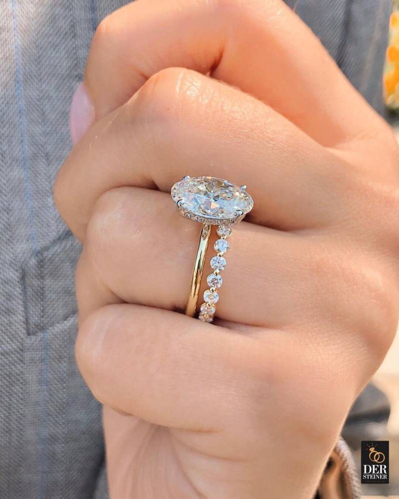 4.45Ct Diamond Ring |14K/18K Gold Ring|Oval Cut Engagement Ring|Labgrowndiamond |Wedding Ring|Promise Ring For Her|Gift Women|Uniquering von DerSteiner