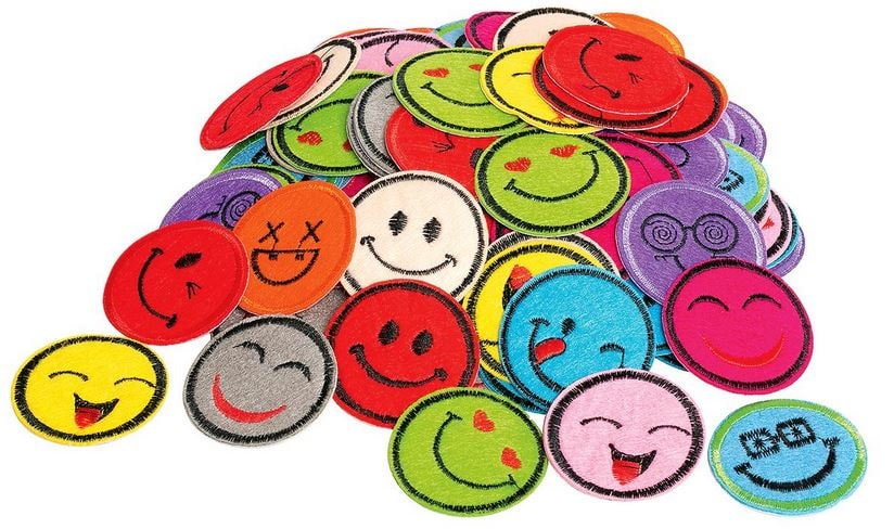 3 Stück Bügel Applikation Smiley Emoticons Bestickt Aufnäher 3 Stück Bügel Applikation Smiley Emoticons Bestickt Aufnäher von DerWink