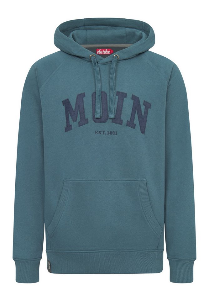 Derbe Hoodie Hoodie Moin mit großem Print von Derbe