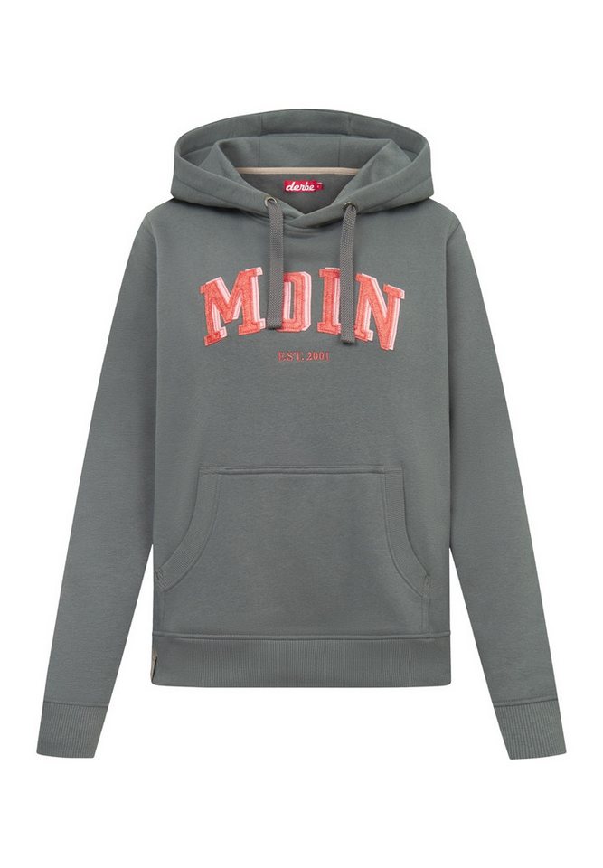 Derbe Hoodie Hoodie MoinMoin mit großer Stickung von Derbe