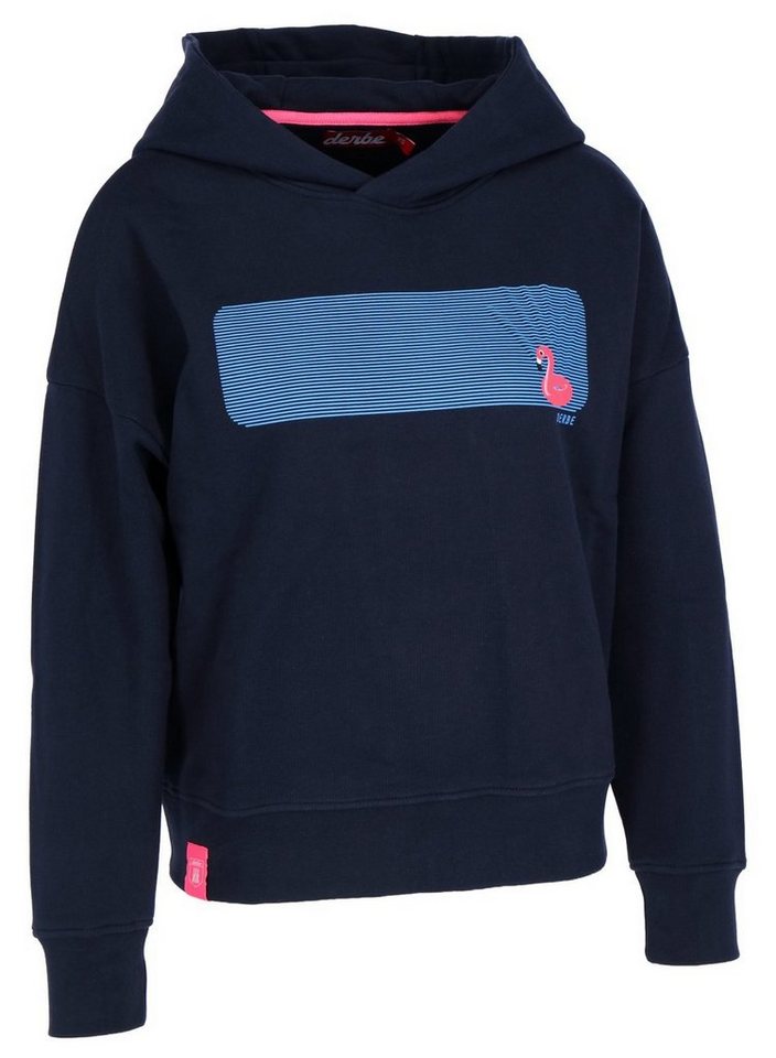 Derbe Kapuzensweatshirt Flamingo Hoodie Damen (1-tlg) von Derbe