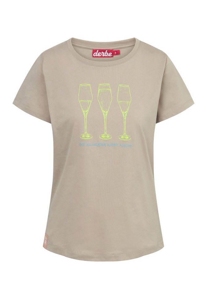 Derbe Print-Shirt Die Klügere von Derbe
