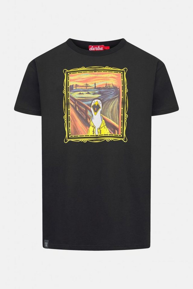 Derbe Print-Shirt Schreimöwe Herren T-Shirt (1-tlg) von Derbe