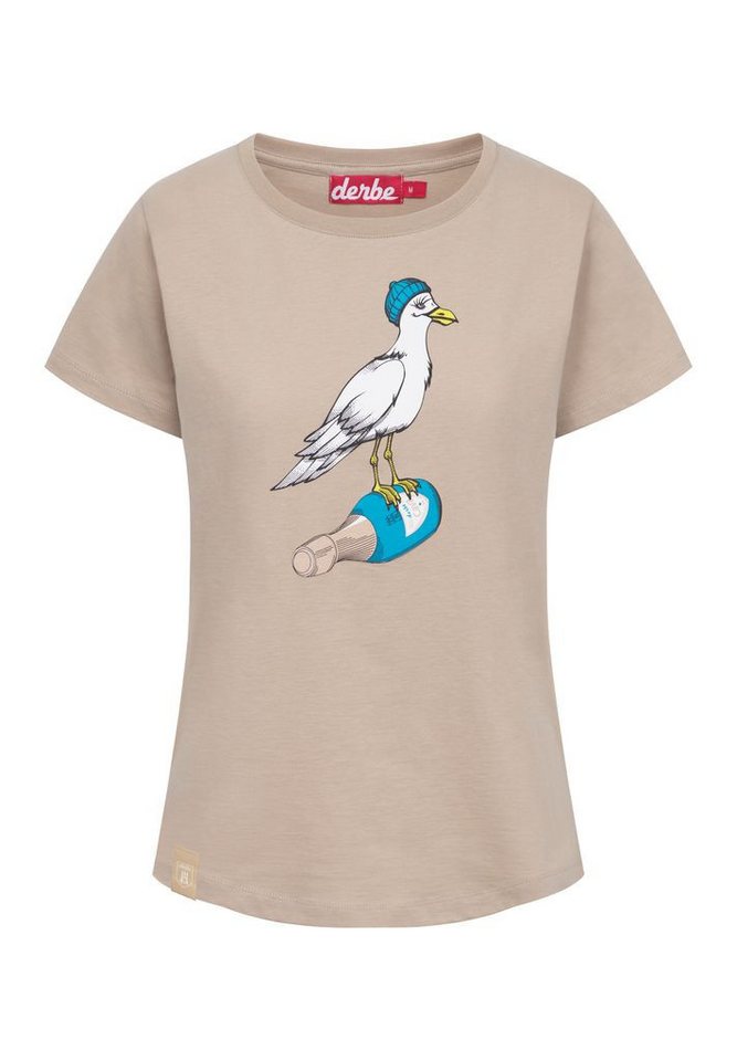 Derbe Print-Shirt Sturmmöwin Damen T-Shirt (1-tlg) von Derbe