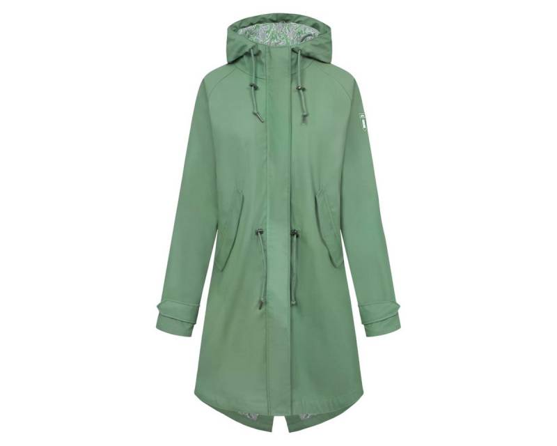 Derbe Regenjacke Derbe Friese Traveby Paisley - Damen Regenmantel von Derbe