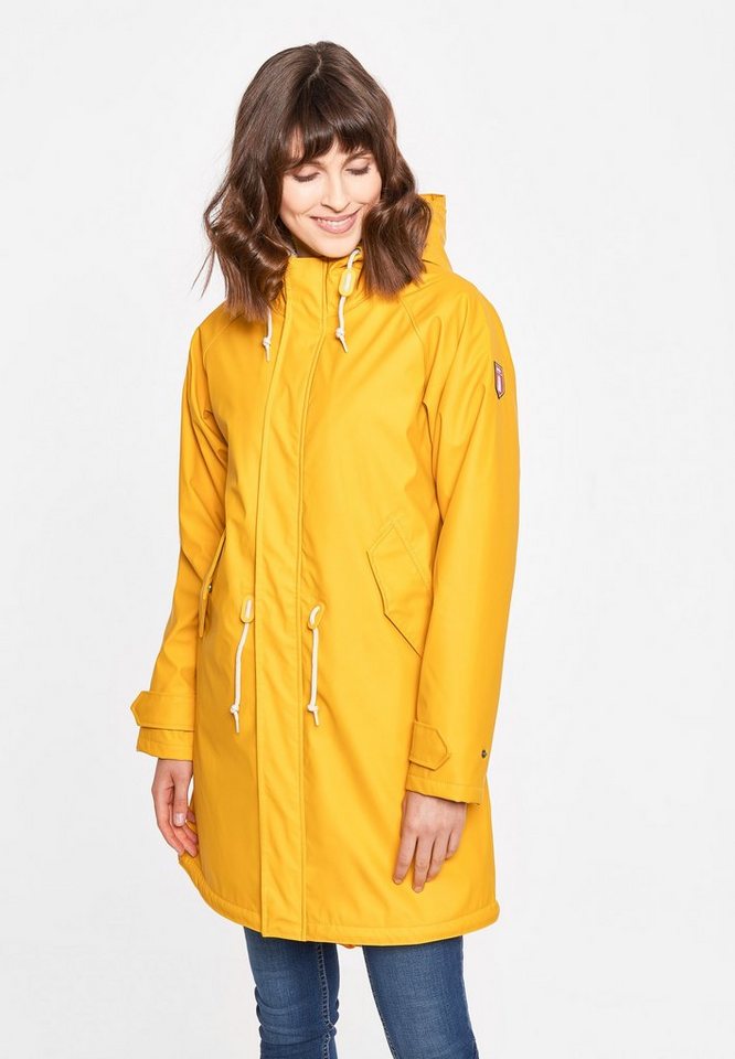 Derbe Regenmantel Tidaholm Wasserabweisend, winddicht, Teddylining, nachhaltig von Derbe
