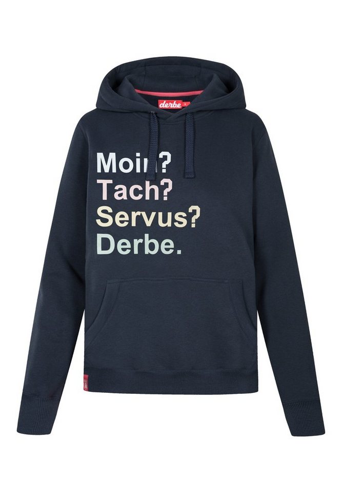 Derbe Sweatshirt Hoodie MoinTachServus Women von Derbe