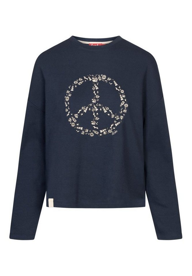 Derbe Sweatshirt Peace Damen Sweatshirt (1-tlg) von Derbe