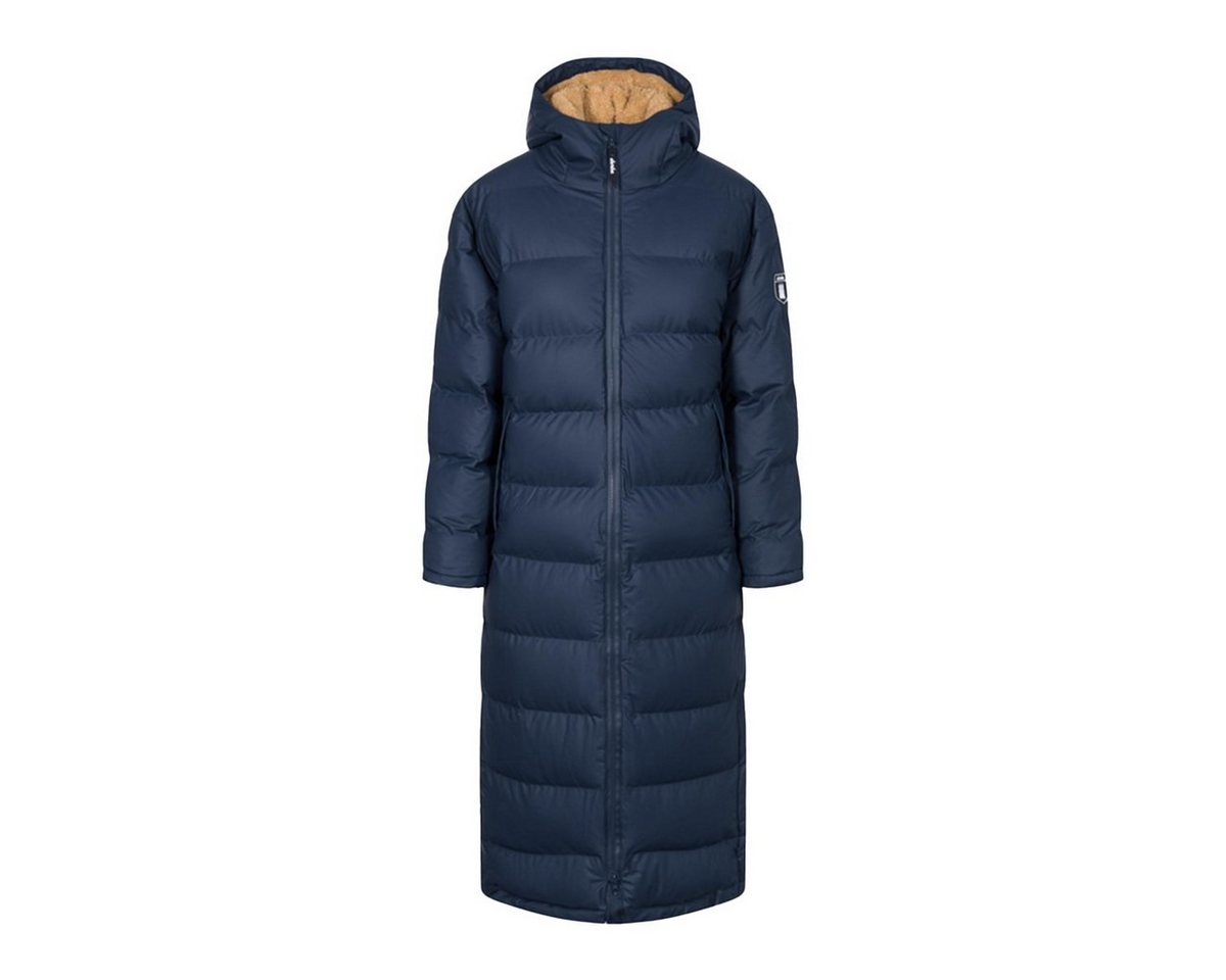 Derbe Wintermantel Interholm Long Cozy blue/caramel von Derbe