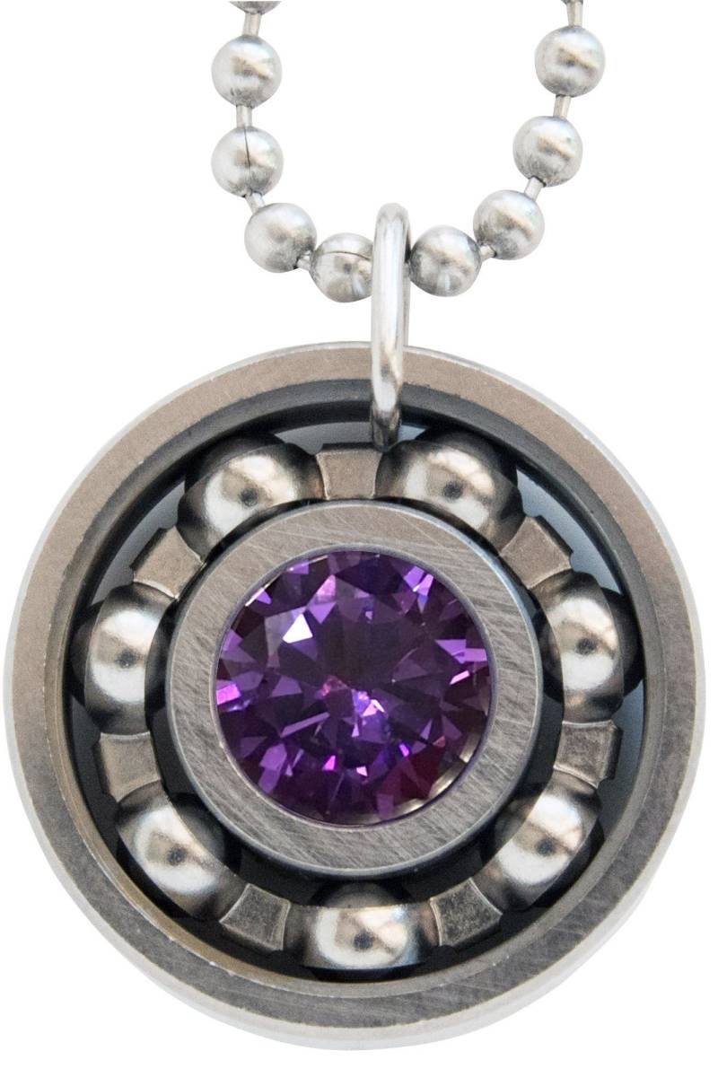 Amethyst Lila Cz Roller Derby Skate Lager Anhänger Halskette - Februar Geburtsstein Amethyst Lila Cz Roller Derby Skate Lager Anhänger Halskette - Februar Geburtsstein von DerbyGirlDesigns130