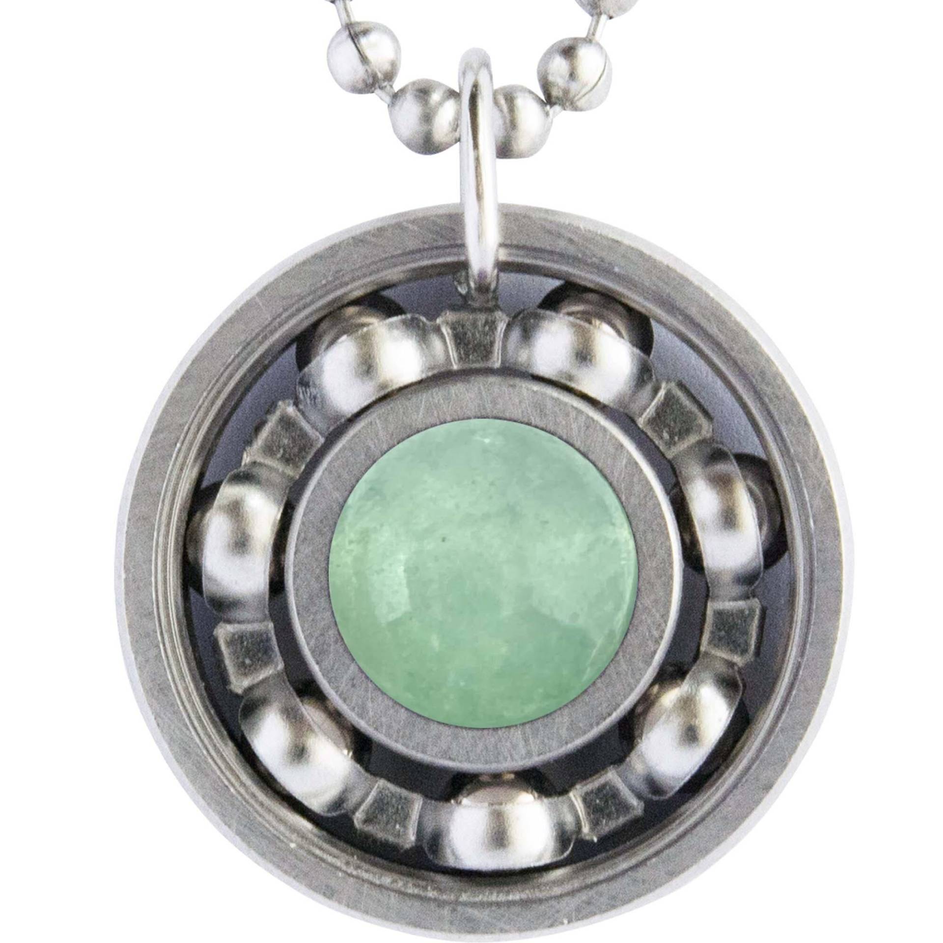 Aventurin Roller Derby Skate Anhänger Halskette von DerbyGirlDesigns130