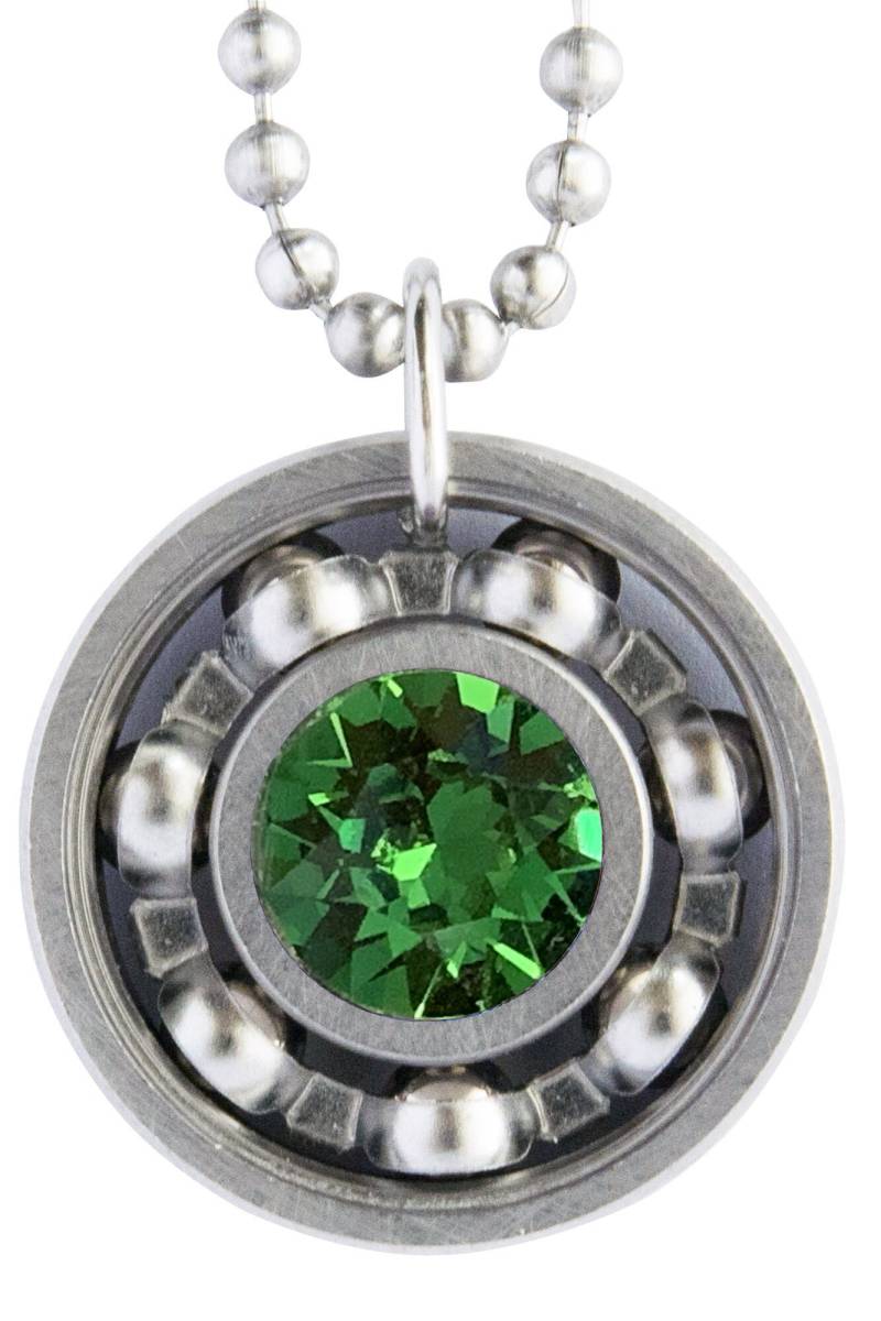 Farn Grün Kristall Roller Derby Skate Lager Anhänger Halskette Farn Grün Kristall Roller Derby Skate Lager Anhänger Halskette von DerbyGirlDesigns130