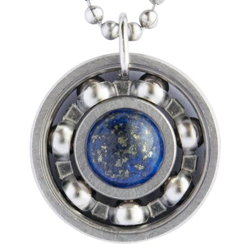 Lapis Lazuli Roller Derby Skate Lager Anhänger Halskette - September Geburtsstein von DerbyGirlDesigns130