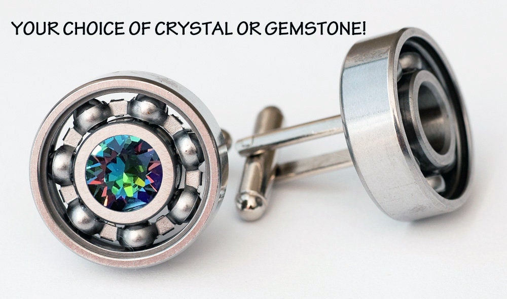 Roller Derby Skate Lager Manschettenknöpfe - Deine Wahl Von Edelstein Oder Kristall von DerbyGirlDesigns130