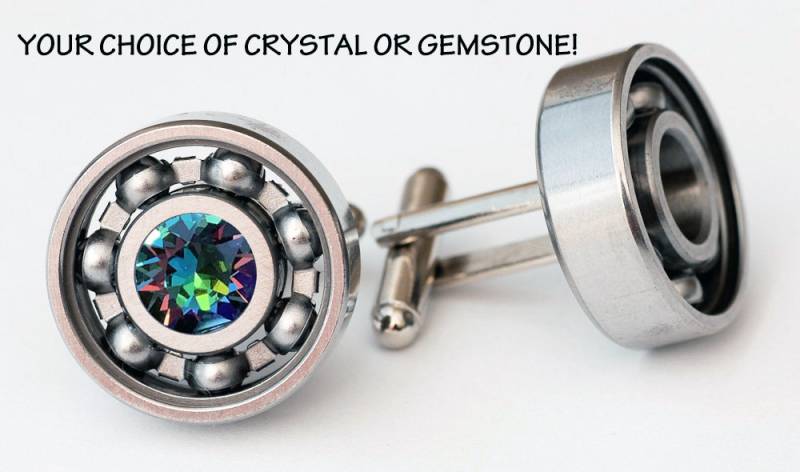 Roller Derby Skate Lager Manschettenknöpfe - Deine Wahl Von Edelstein Oder Kristall von DerbyGirlDesigns130