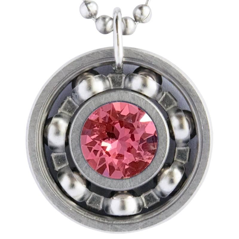 Rose Kristall Roller Derby Skate Anhänger Halskette von DerbyGirlDesigns130