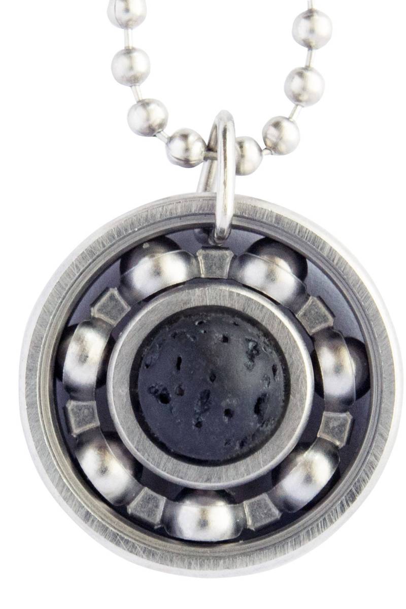 Schwarze Lava Rock Roller Derby Skate Lager Anhänger Halskette Schwarze Lava Rock Roller Derby Skate Lager Anhänger Halskette von DerbyGirlDesigns130