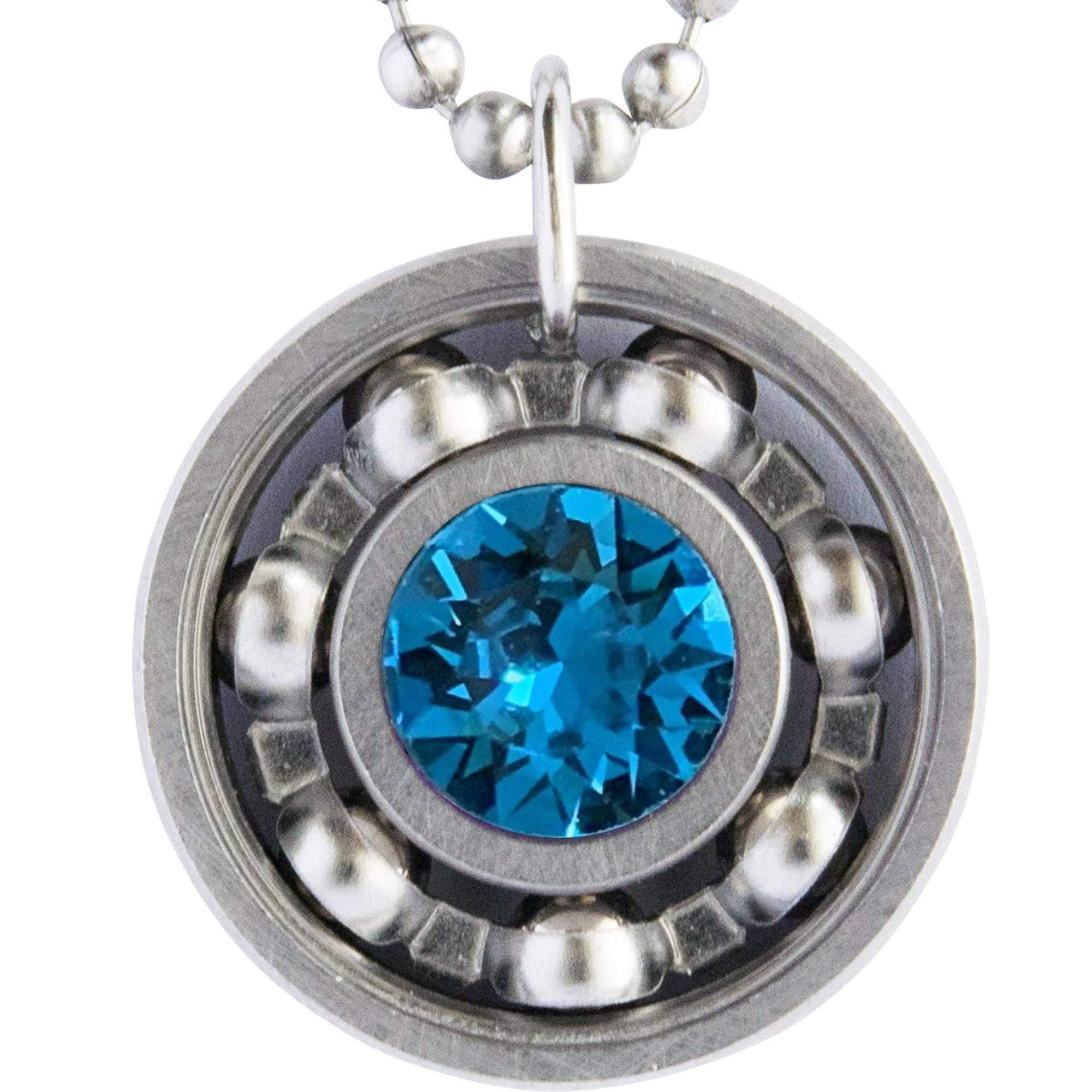 Zirkon Kristall Roller Derby Skate Lager Anhänger Halskette - Dezember Geburtsstein von DerbyGirlDesigns130