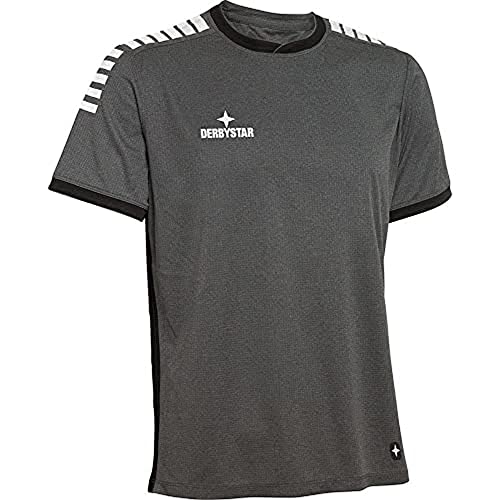 Derbystar Herren Primo Trikot, Grau/Schwarz, XXXL von Derbystar