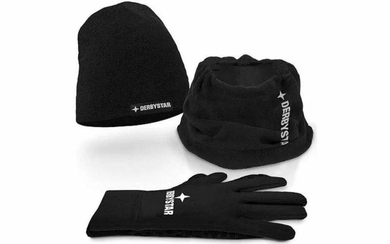 Derbystar Multisporthandschuhe Winter-Set v21 SCHWARZ von Derbystar
