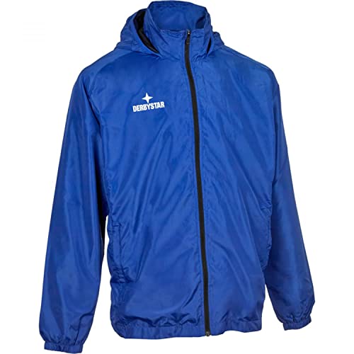 Derbystar Unisex Hyper II Allwetterjacke, Blau, 116 von Derbystar