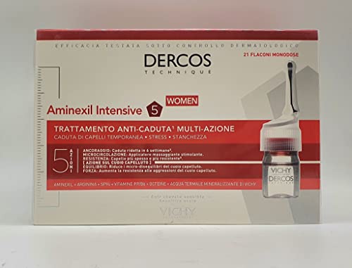 DERCOS Vichy Dercos Aminexil Intensive 5 Anti-Fall-Behandlung Damen 21 Ampullen von DERCOS