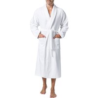 DEREK ROSE Herren Bademantel weiß Baumwolle & Mix unifarben von Derek Rose