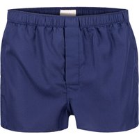 DEREK ROSE Herren Boxershort blau Reine Baumwolle unifarben von Derek Rose