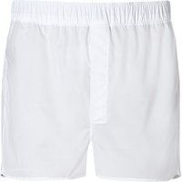 DEREK ROSE Herren Boxershorts weiß Reine Baumwolle unifarben von Derek Rose