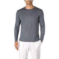 DEREK ROSE Herren Longsleeve grau Modal unifarben von Derek Rose