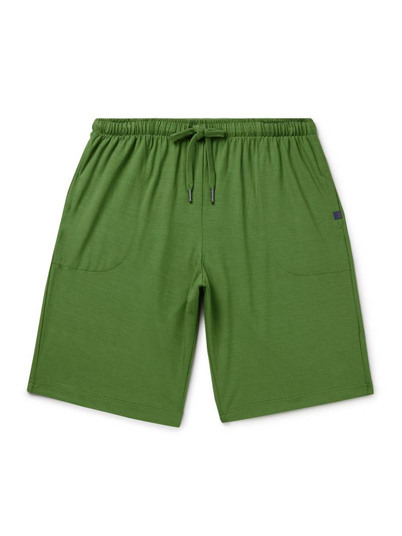 Derek Rose - Basel Stretch-Micro Modal Jersey Pyjama Shorts - Men - Green - XXL von Derek Rose