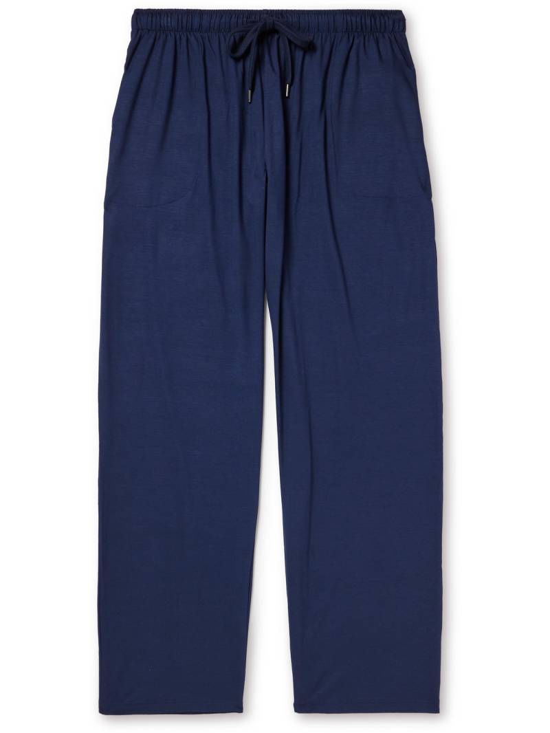 Derek Rose - Marlowe Stretch-Micro Modal Jersey Pyjama Trousers - Men - Blue - XXL von Derek Rose
