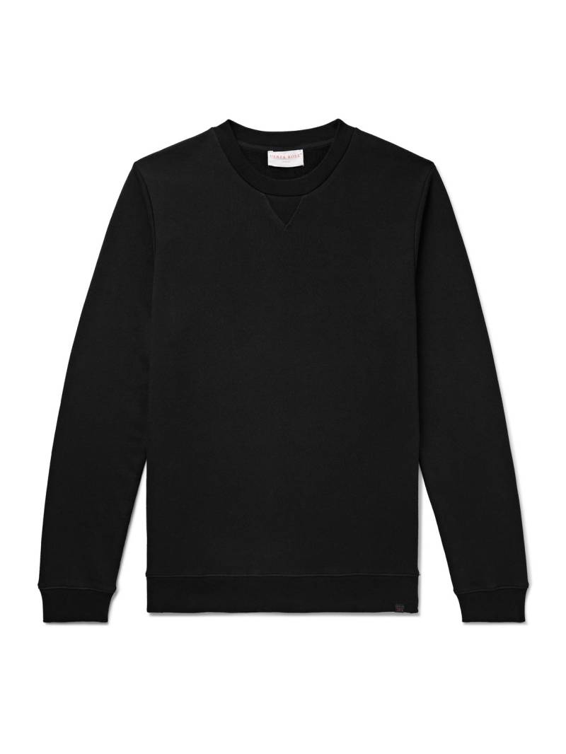 Derek Rose - Quinn Cotton and Modal-Blend Jersey Sweatshirt - Men - Black - XXL von Derek Rose