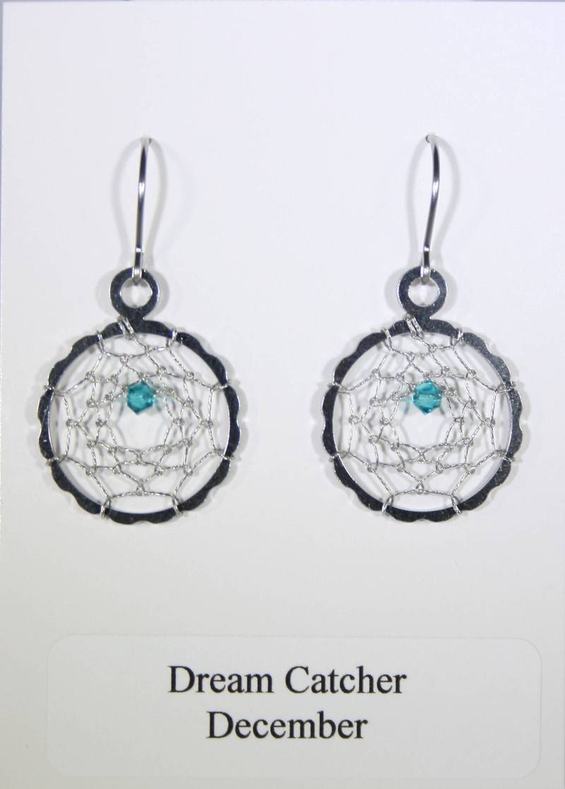 Geburtsstein Traumfänger Chirurgenstahl | Sm Ohrringe Geburtsstein Traumfänger Chirurgenstahl | Sm Ohrringe von DerekAshleyDesigns