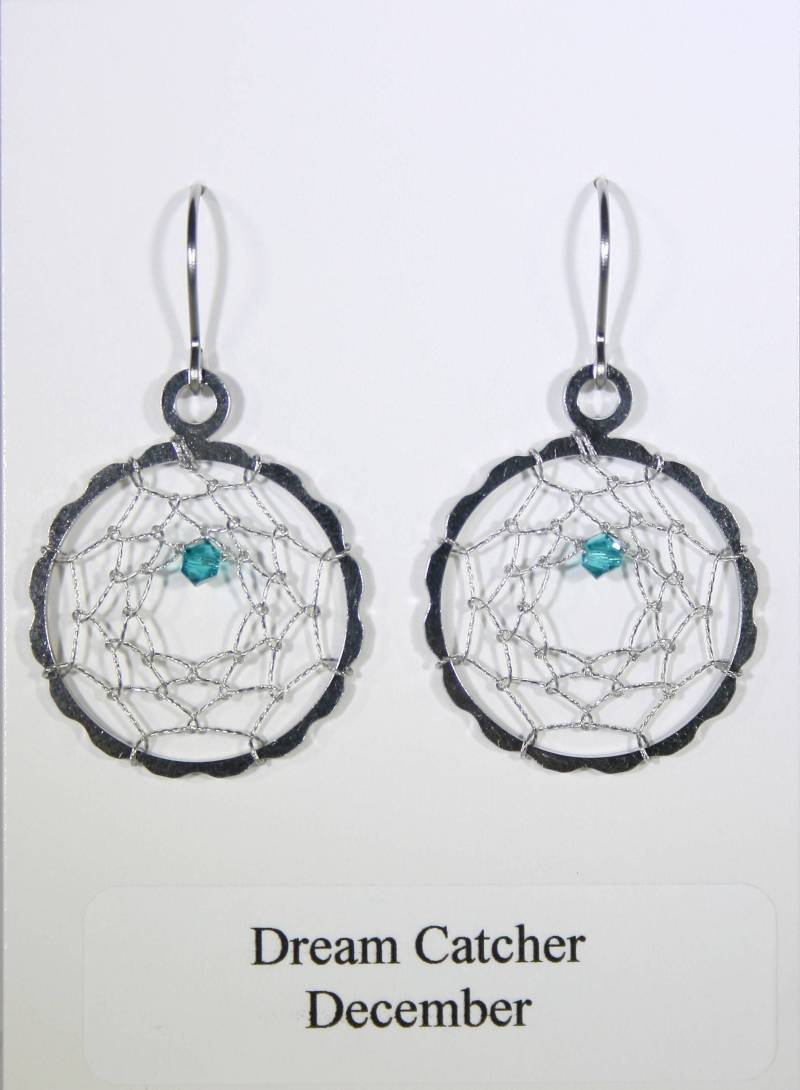 Geburtsstein Traumfänger Chirurgenstahl | Sm Ohrringe Geburtsstein Traumfänger Chirurgenstahl | Sm Ohrringe von DerekAshleyDesigns