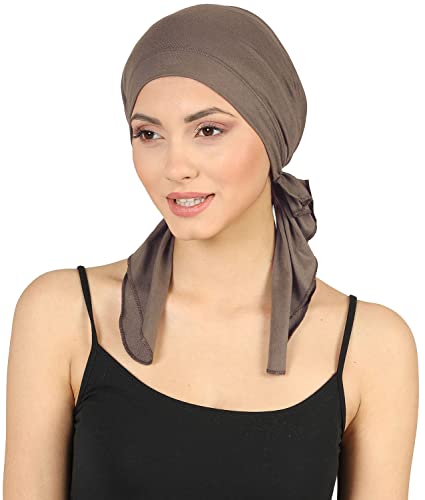 Deresina Headwear Vorgebundenes Bandana (Mink) von Deresina Headwear