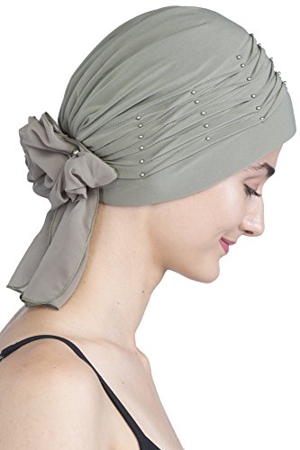 Deresina Damen Dezwirnt Chemo Kopfbedeckung (Moosgrün) von Deresina Headwear
