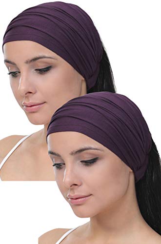 Deresina Elastisches dehnbares Stirnband, Haarband für Haarausfall (Mulberry) von Deresina Headwear