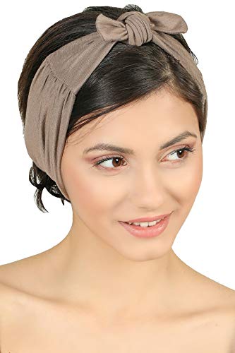 Deresina Fliege Geknotetes Stirnband (Nerz) von Deresina Headwear