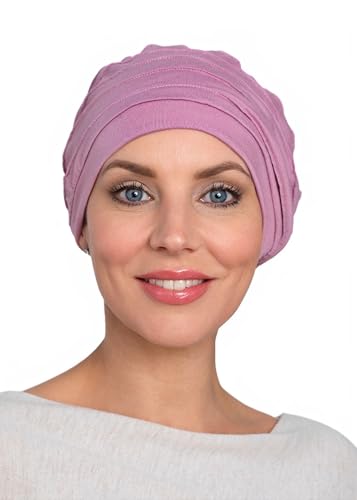 Deresina Harmony Volumen-Kopfbedeckung (Puderrosa) von Deresina Headwear