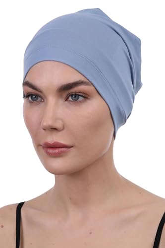 Deresina Headwear Schlafmütze, Chemo Kopfbedeckung (Carolina Blue) von Deresina Headwear