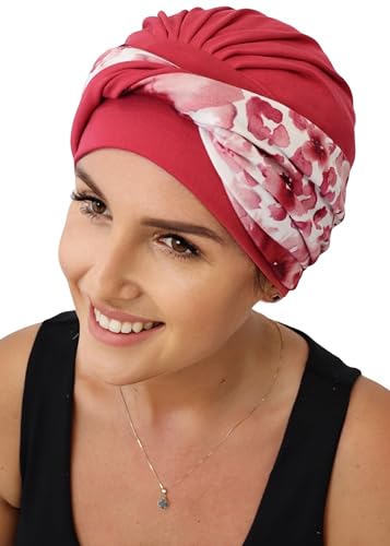 Deresina Kopfbedeckung Aura Turban (Rosa) von Deresina Headwear