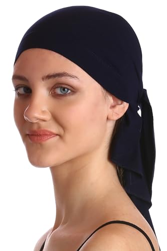 Deresina Headwear Unisex Extra grobes Bambus Bandana, Multifunktionale Kopfbedeckung, Bambus Chemo Kopftuch, weich dreieckiges Bandanas (Shwarz) von Deresina Headwear