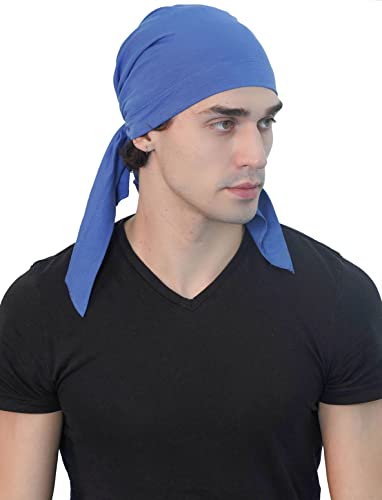 Deresina Unisex Simple Tie Bandana gegen Haarausfall, Krebs, Caroline Blue, One size Deresina Unisex Simple Tie Bandana gegen Haarausfall, Krebs, Caroline Blue, One size von Deresina Headwear